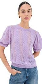 Ulla Johnson Mavis Alpaca Top Lavender M/L at Shopbop