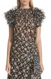 Ulla Johnson Melina Silk Blend Blouse   Nordstrom at Nordstrom