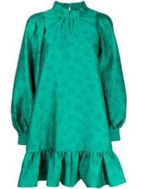 Ulla Johnson Mock Neck Flared Dress - Farfetch at Farfetch