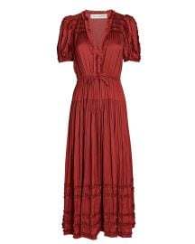 WornOnTV: Padma’s red pleated midi dress on The Resident | Aneesha ...