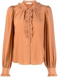 Ulla Johnson Philipa Ruffled Silk Blouse - at Farfetch