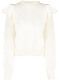 Ulla Johnson Ruffled Knitted Jumper - Farfetch at Farfetch