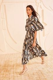 Ulla Johnson Silhouette Silk Crepe de Chine Dress at Ulla Johnson