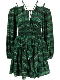 Ulla Johnson Silvia off-shoulder Silk Minidress - at Farfetch