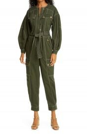 Ulla Johnson Stearling Balloon Sleeve Jumpsuit   Nordstrom at Nordstrom