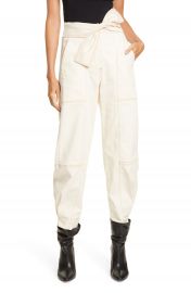 Ulla Johnson Storm Tie Waist Tapered Jeans   Nordstrom at Nordstrom