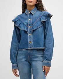 Ulla Johnson The Mathilde Denim Shirt at Neiman Marcus