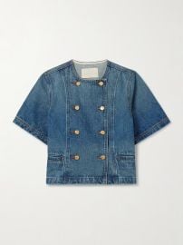 Ulla Johnson The Serge Short Sleeve Jacket at Net a Porter