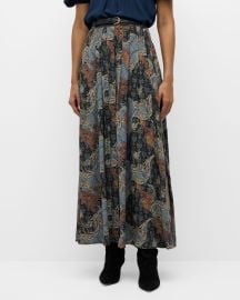 Ulla Johnson Vanna Gathered Silk Maxi Skirt at Neiman Marcus