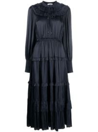 WornOnTV: Amanda’s navy ruffle dress on The Talk | Amanda Kloots ...