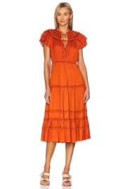 Ulla johnson Isadora Dress in Clay at Revolve