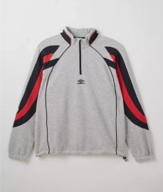 Umbro Striped quarter zip sweatshirt at Umbro