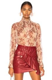 Unbridled Tie Neck Blouse at FWRD