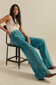 Understated Leather Studded Dream Pants at Free People
