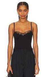 Undress Code Kiss And Tell Bodysuit In Black at Revolve