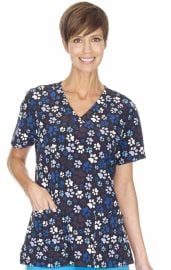 Uniform Advantage Paw Print Top at Uniform Advantage