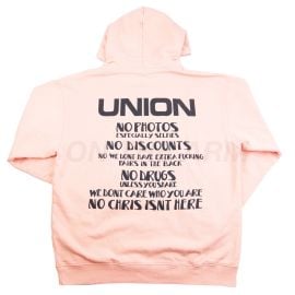 Union Pink Hoodie PRE-OWNED On The Arm at On The Arm