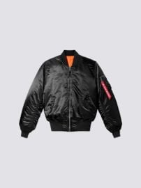 Unisex MA-1 Bomber Jacket Black Alpha Industries at Alpha Industries