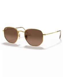 Unisex Sunglasses, RB3548N HEXAGONAL FLAT LENSES at Macys