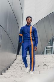 WornOnTV: Will's blue shirt and pants with orange stripe on Bel