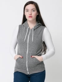 Unisex sleeveless hoodie at American Apparel