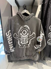Universal Studios - UNIVRS Skeleton Minions Dark Grey Hoodie Adult USShoppingSOS at US Shopping SOS