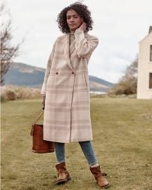 Unlined Wool-Blend Cocoon Coat at Garnet Hill