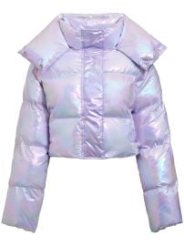 Unreal Fur Fractals holographic-effect Padded Jacket - at Farfetch