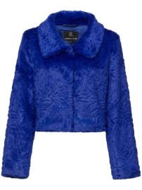 Unreal Fur polaris crop jacket at Farfetch