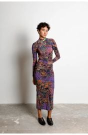 Untitled in Motion Alonia Jersey Ruched Midi Dress at Nordstrom