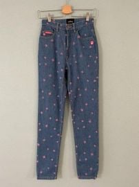 Unused MARC JACOBS 2020 The 5 Pocket Jean Floral Denim Pants W24 at eBay