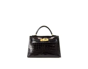 Unveiling the Best-Selling Herms Kelly Mini Alligator Black at Handbag Sense