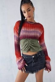 Uo Space Dye Laddered Knit Shrug at Urban Outfitters