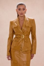 Up To No Good Faux Leather Jacket Fashion Nova at Fashion Nova