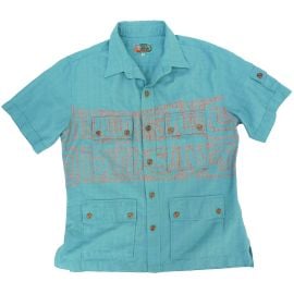 Upa Upa Shirt - Aqua Mister Freedom at Mister Freedom
