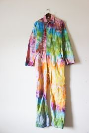 Upcycled VIntage Military Flysuit- Rainbow Vortex by Orenda Tribe worn by Amy Yeung on the Tamron Hall Show at Orenda Tribe