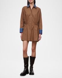 Uptown Mini Shirtdress at Neiman Marcus