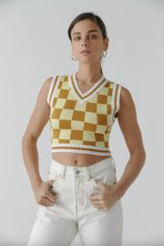 Urban Outfitters Checkered Vest at Urban Outfitters