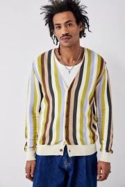 Urban Outfitters Checks Downtown Multi Stripe Cardigan at Urban Outfitters