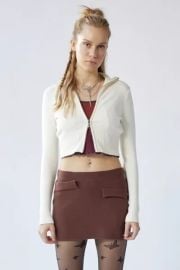 Urban Outfitters Everleigh Two Way Zip Up Cardigan at Urban Outfitters