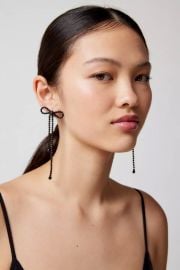 Urban Outfitters Rhinestone Bow Earring at Urban Outfitters