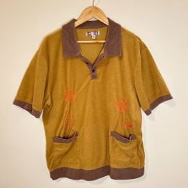 Urban Outfitters Shirts Uo Mens Short Sleeve Polo Embroidered Detail Poshmark at Poshmark
