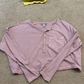 Urban Outfitters Tops Urban Outfitters Long Sleeve Half Button Up Top Poshmark at Poshmark