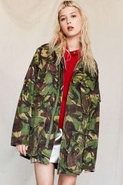 Urban Outfitters Vintage Woodland Camo Surplus Jacket at Urban Outfitters