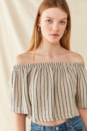 Urban Renewal Remade Yarn Dyed Off-The-Shoulder Top at Urban Outfitters