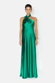 Ushuaia Dress - Emerald Galvan London at Galvan London