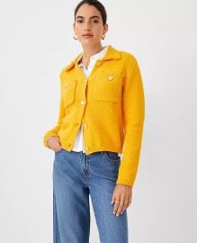 Utility Sweater Jacket at Ann Taylor