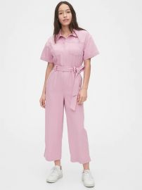 Utility Tie-Belt Jumpsuit at Gap