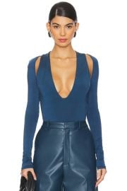 V Neck Bodysuit at Revolve