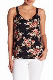  V-Neck Floral Print Cami by Bobeau at Nordstrom Rack